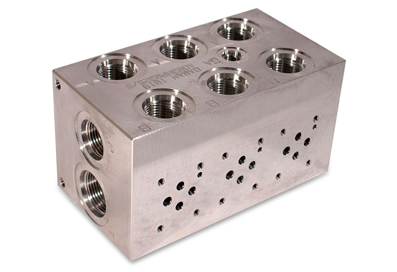 طراحی و ساخت بلوک‌های هیدرولیکی (Valve Block)